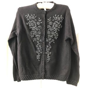 Sequined Cardigan Sweater